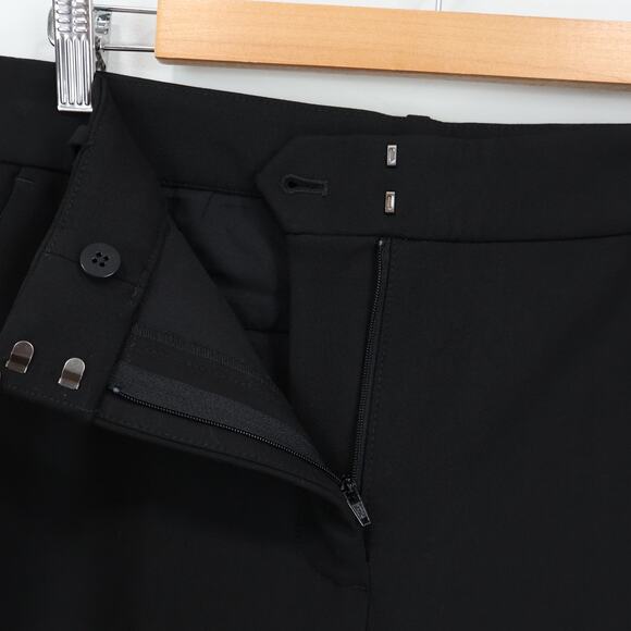 J.Crew Wide Leg Trouser Four Season Stretch Black Size 12 Tall NWT - Picture 3 of 8